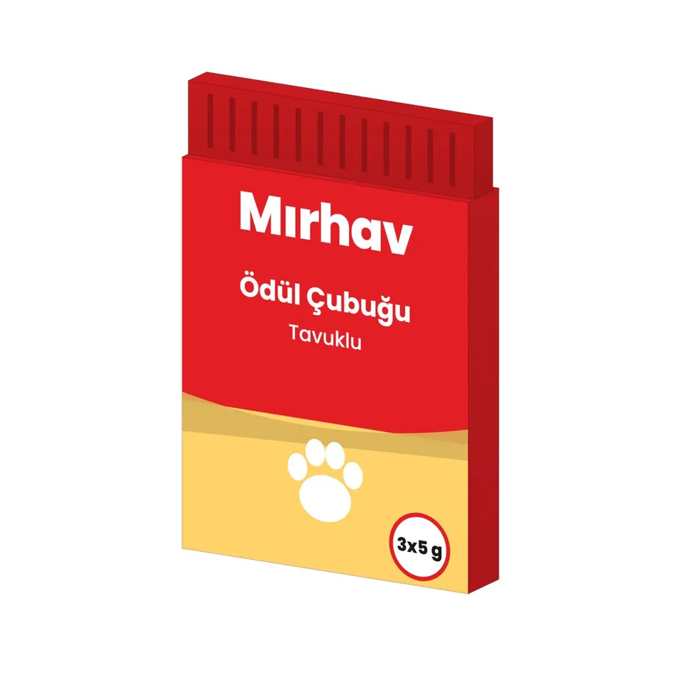 Mırhav Tavuklu Kedi Ödül Çubuğu 3x5 g